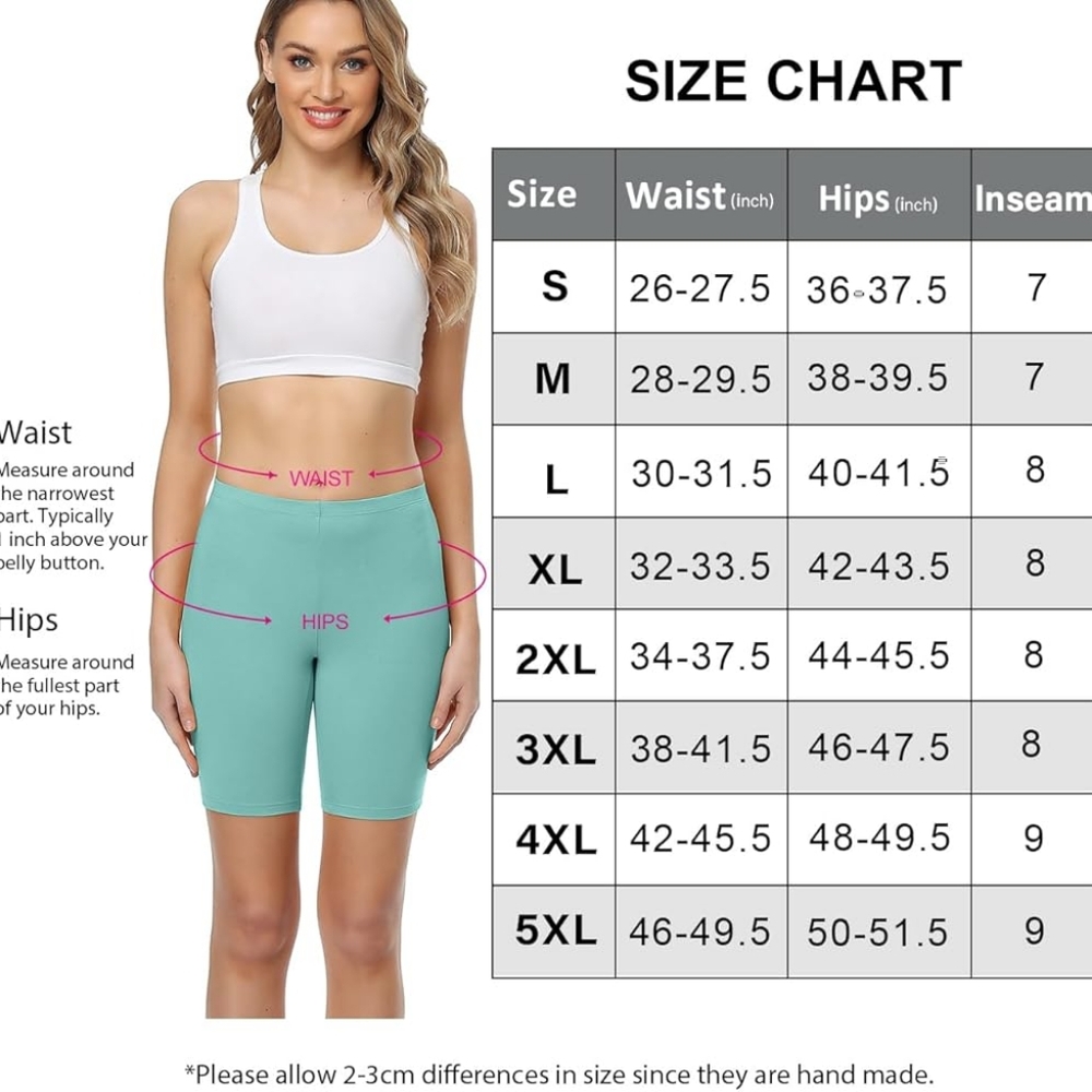 wirarpa Women's Cotton Boy Shorts Underwear Anti Chafing Soft Biker Short Plus